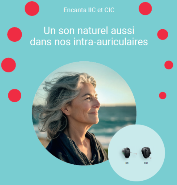 ENCANTA de BERNAFON en intra-auriculaire dans votre centre Audition Bellecour à Lyon 2